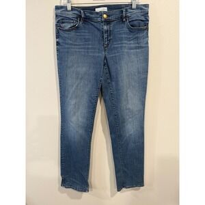 Loft Modern Straight Leg Jeans Medium Wash Blue Denim Womens Size 10 30